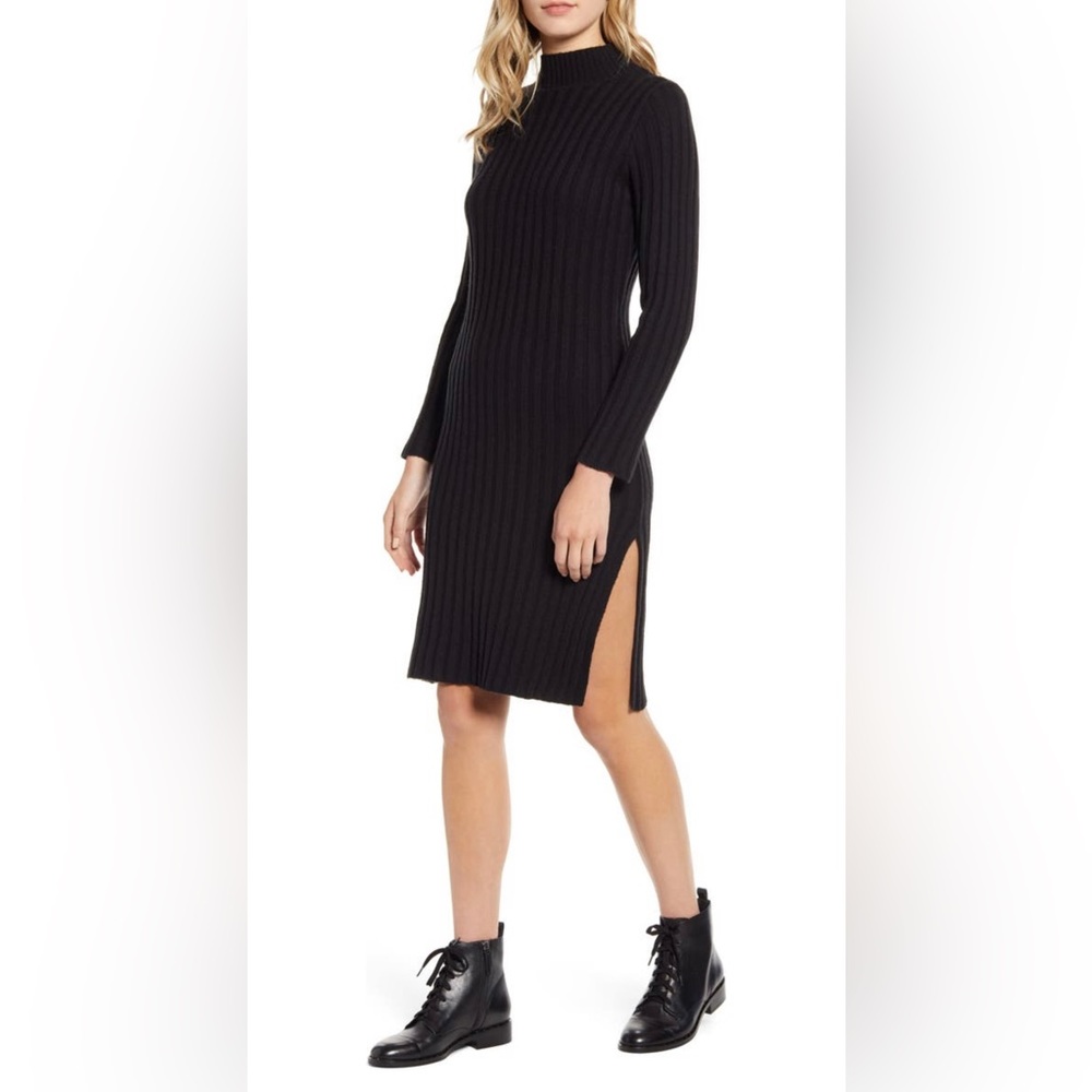 NWT - BP - Ribbed Midi Sweater Dress - Size L